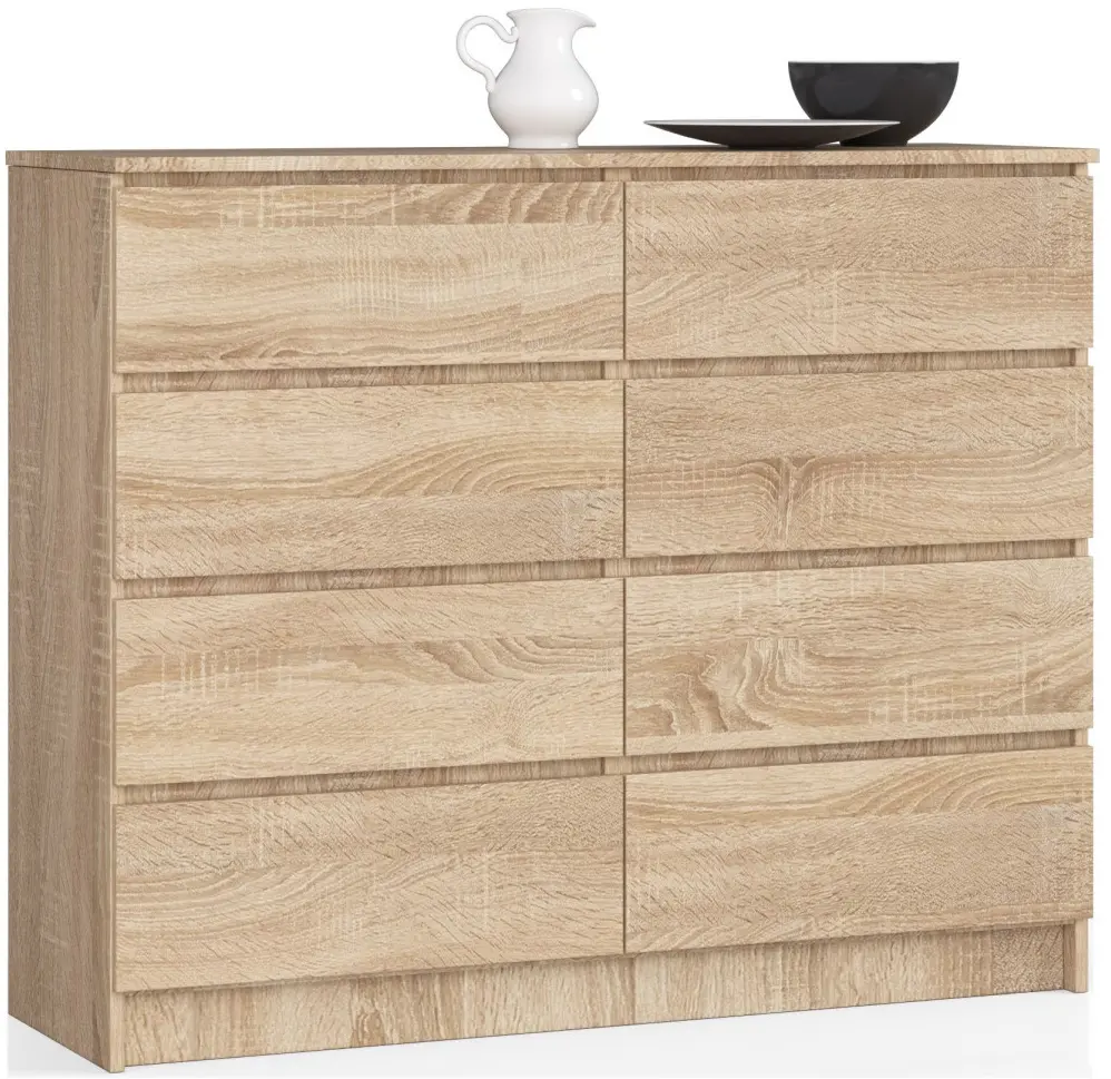 Comoda Akord K140 8SZ (Sonoma Oak)