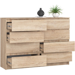 Comoda Akord K140 8SZ (Sonoma Oak) Thumb