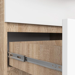 Comoda Akord K140 8SZ (Sonoma Oak/White) Thumb