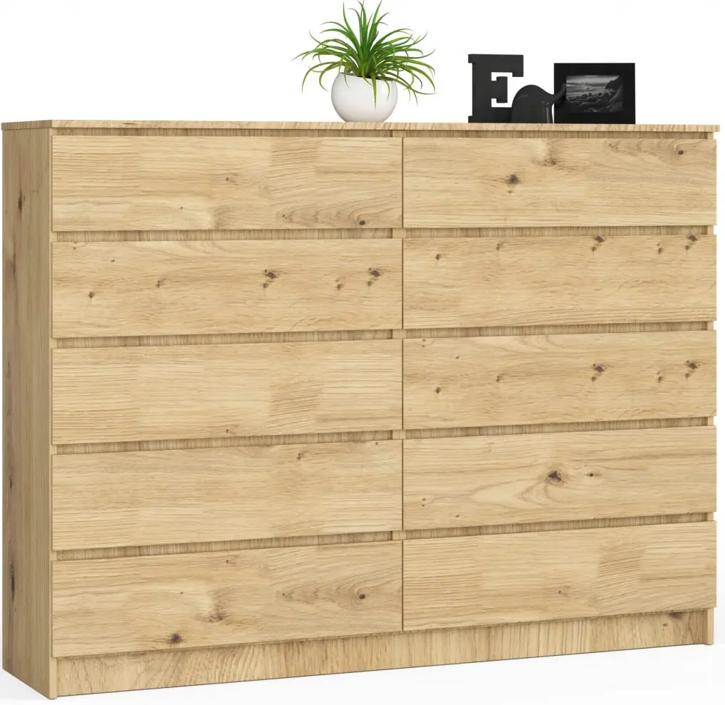 Комод Akord K160 10SZ (Artisan Oak)