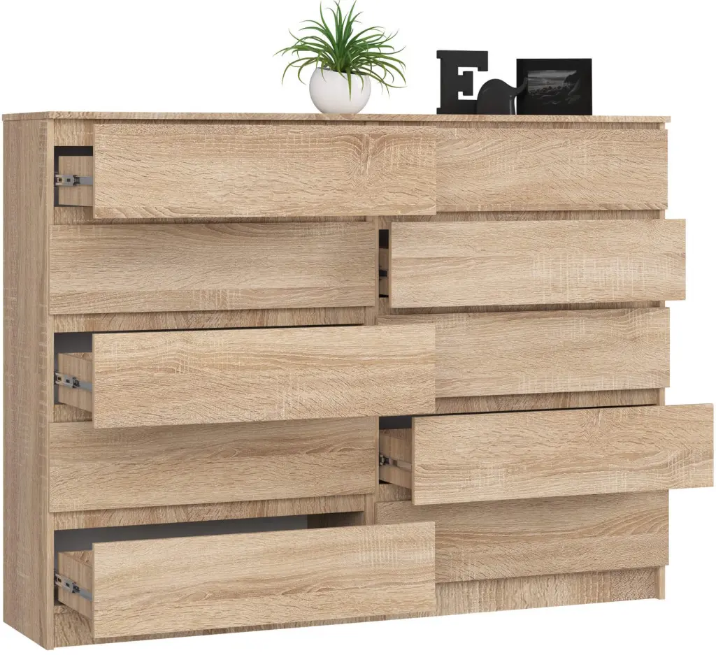 Комод Akord K160 10SZ (Sonoma Oak)