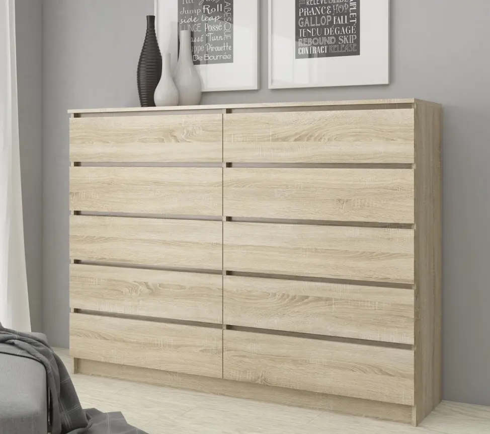 Комод Akord K160 10SZ (Sonoma Oak)