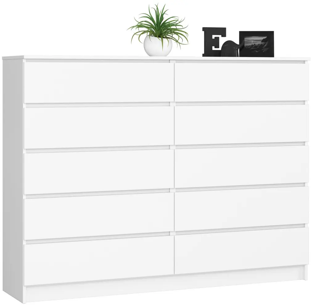 Comoda Akord K160 10SZ (White)
