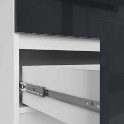 Comoda Akord K160 10SZ (White/Graphite Gloss) Thumb