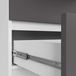 Comoda Akord K160 10SZ (White/Graphite Grey) Thumb