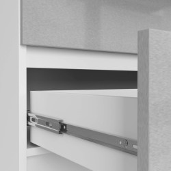 Comoda Akord K160 10SZ (White/Metallic Gloss) Thumb