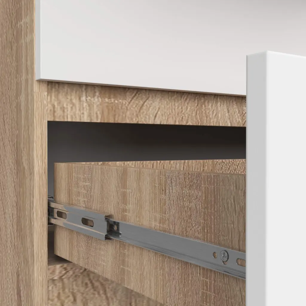 Комод Akord K160 10SZ (White/Sonoma)