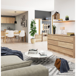 Comoda Akord K160 6SZ (Sonoma Oak) Thumb