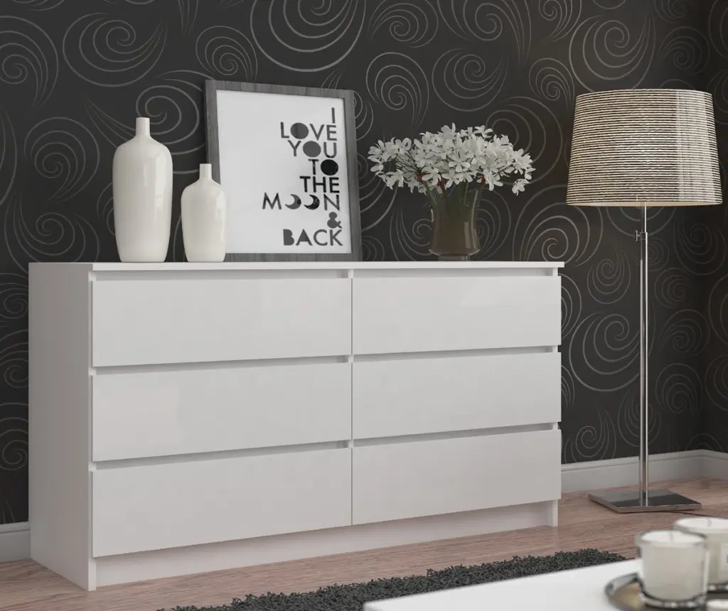 Комод Akord K160 6SZ (White)