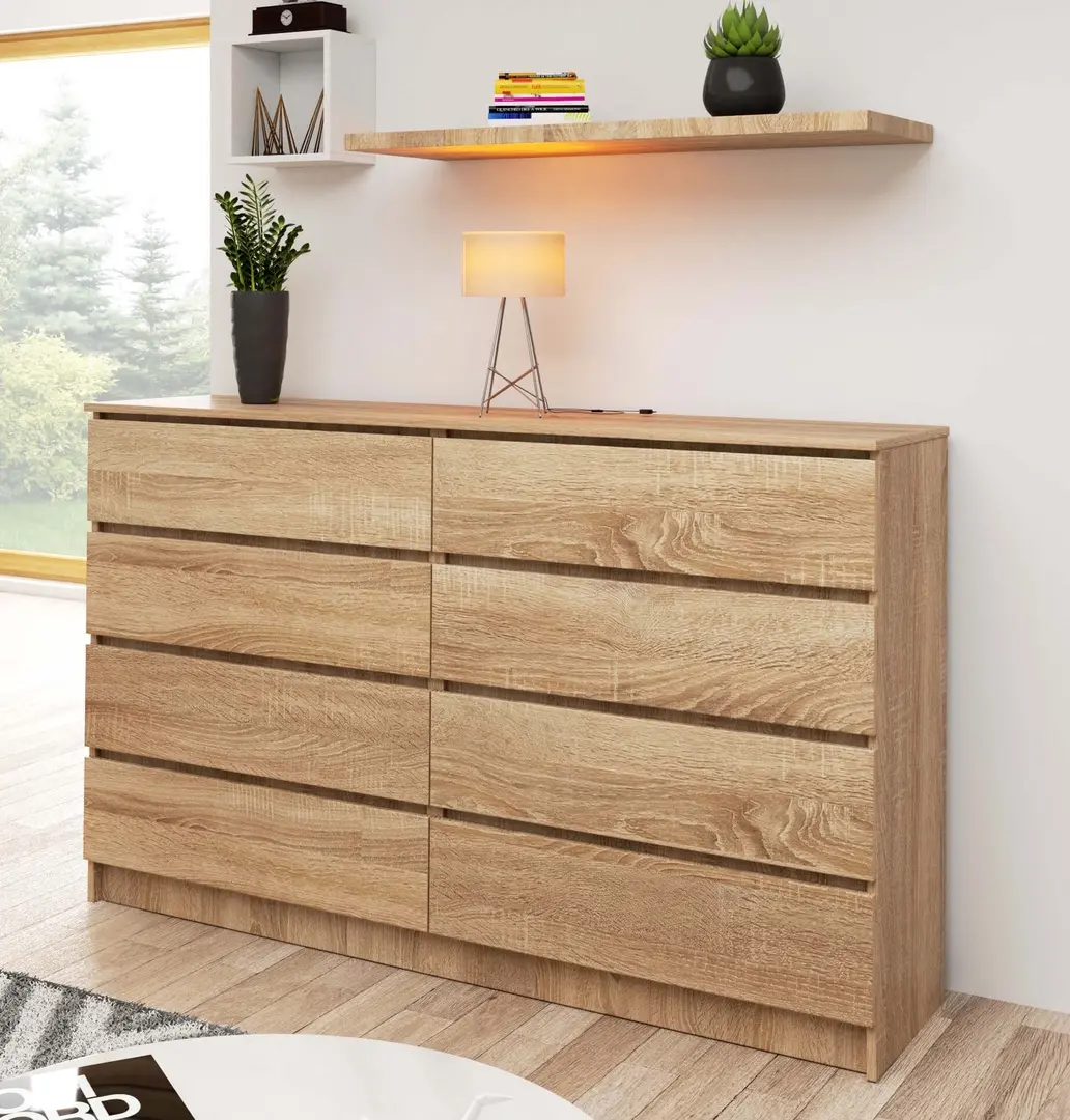 Comoda Akord K160 8SZ (Sonoma Oak)