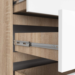 Comoda Akord K160 8SZ (Sonoma Oak/White) Thumb