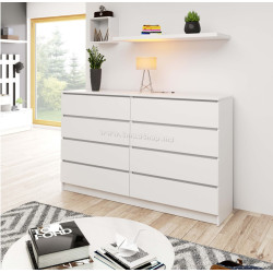 Comoda Akord K160 8SZ (White)