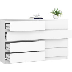 Comoda Akord K160 8SZ (White) Thumb