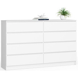Comoda Akord K160 8SZ (White) Thumb