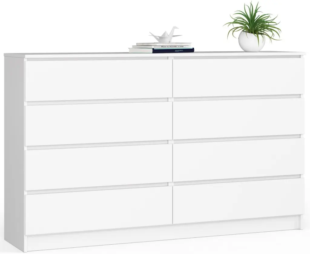 Comoda Akord K160 8SZ (White)