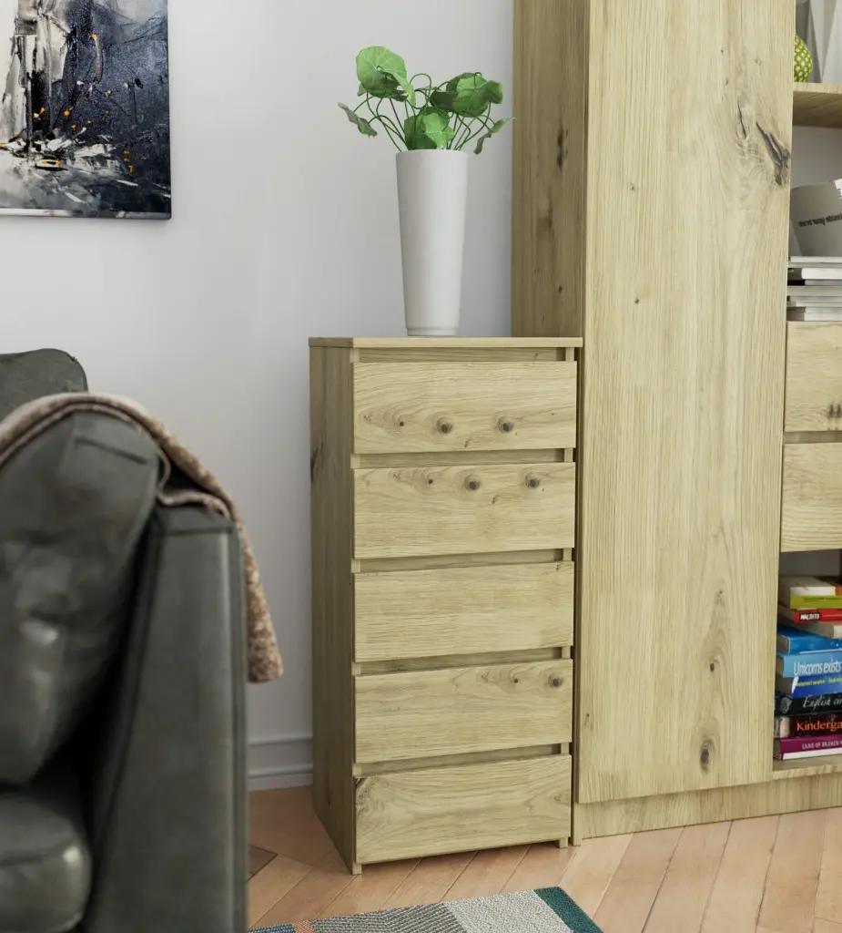 Comoda Akord K40 5SZ (Artisan Oak)