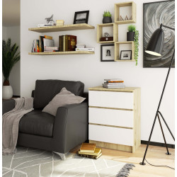 Комод Akord K60 3SZ (Artisan Oak/White) Thumb