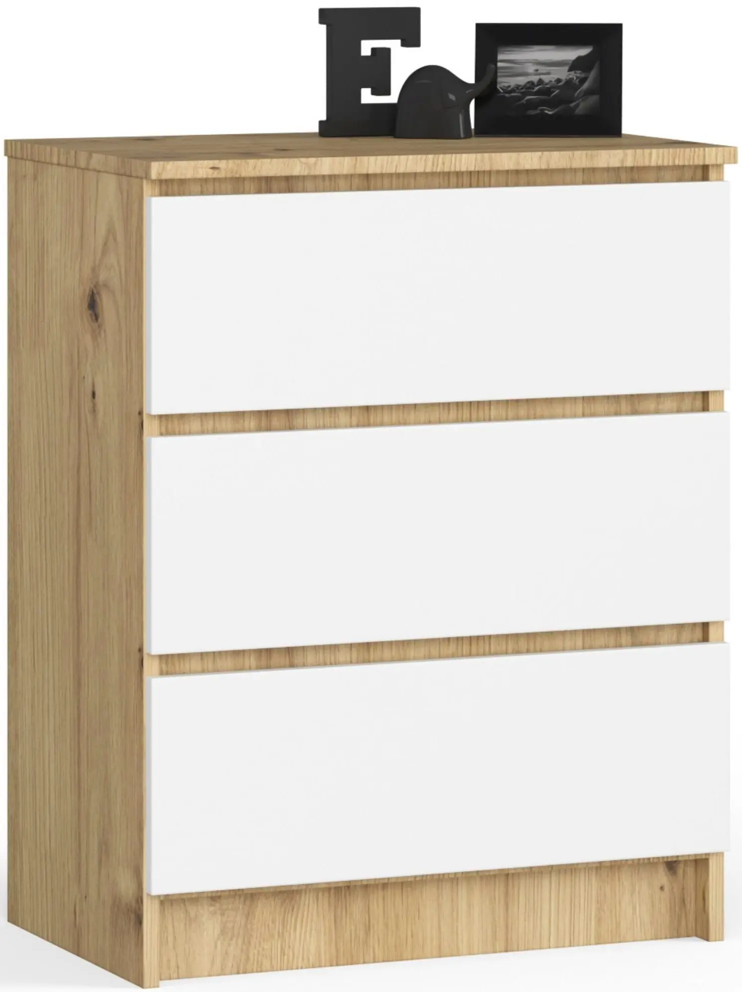 Комод Akord K60 3SZ (Artisan Oak/White)