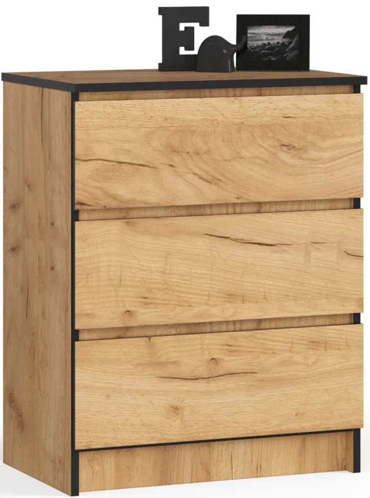 Comoda Akord K60 3SZ (Craft Oak)