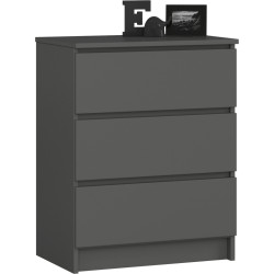 Comoda Akord K60 3SZ (Graphite Grey) Thumb