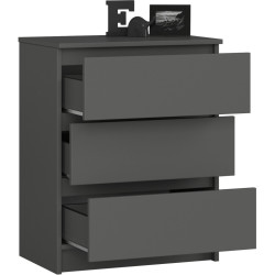 Comoda Akord K60 3SZ (Graphite Grey) Thumb