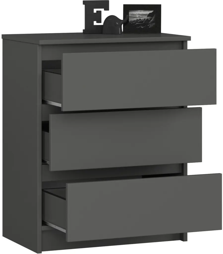 Comoda Akord K60 3SZ (Graphite Grey) - 4