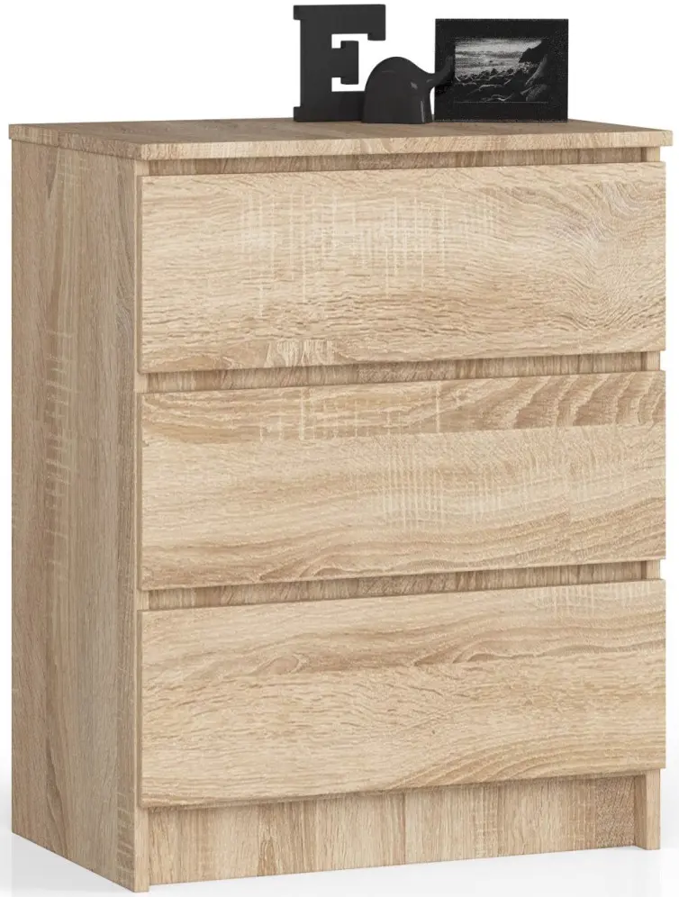 Comoda Akord K60 3SZ (Sonoma Oak)