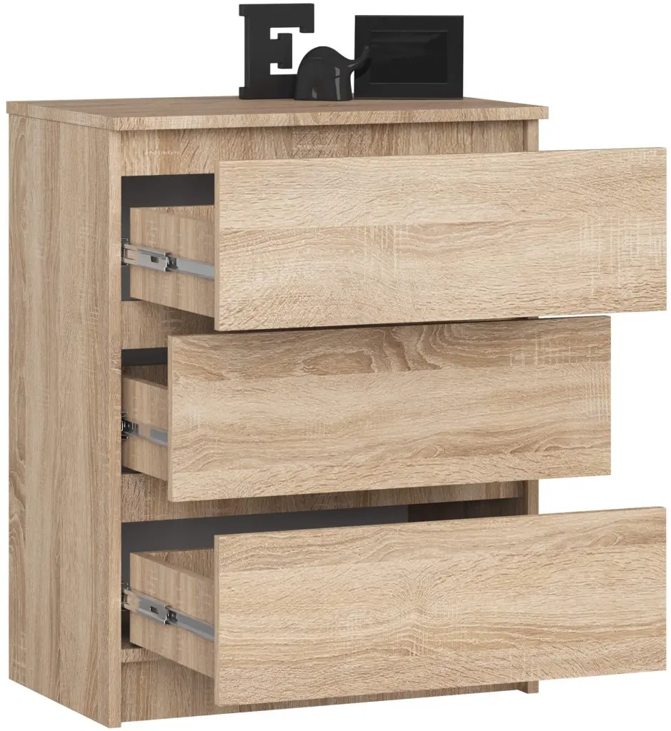 Comoda Akord K60 3SZ (Sonoma Oak)