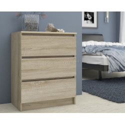 Comoda Akord K60 3SZ (Sonoma Oak)
