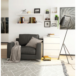 Комод Akord K60 3SZ (White/Glossy White) Thumb