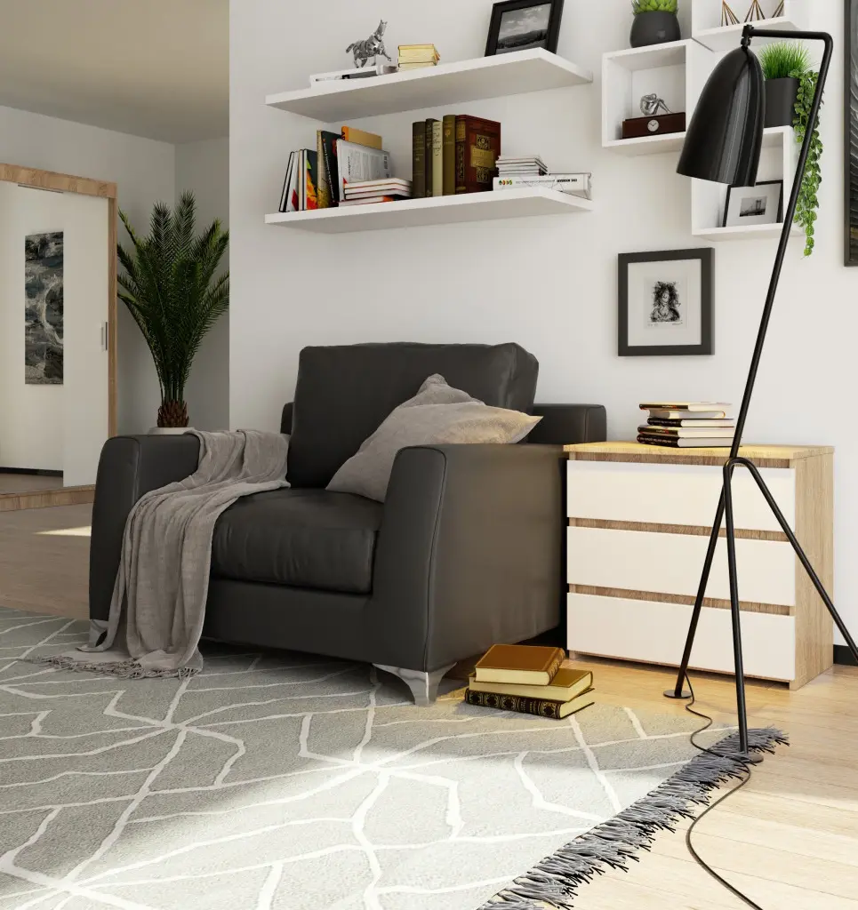 Comoda Akord K60 3SZ (White/Sonoma)