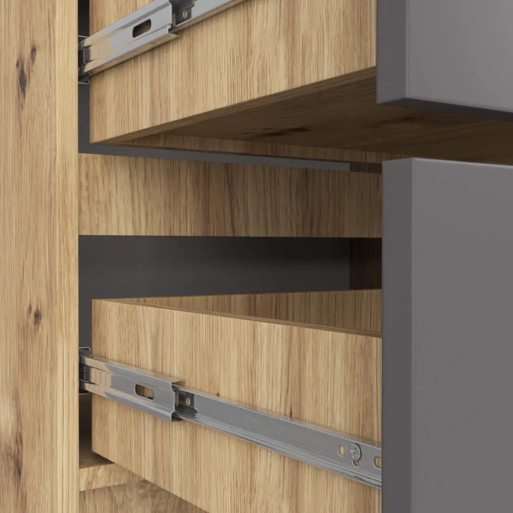 Комод Akord K60 4SZ (Artisan Oak/Graphite Grey)