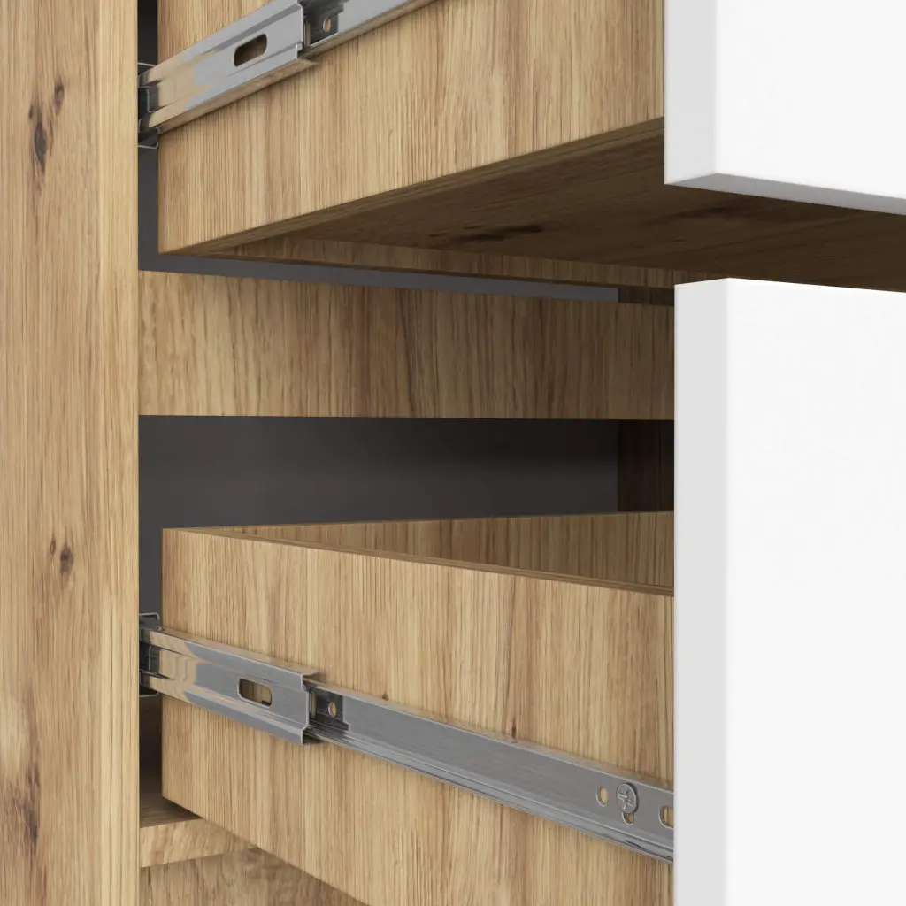 Comoda Akord K60 4SZ (Artisan Oak/White)
