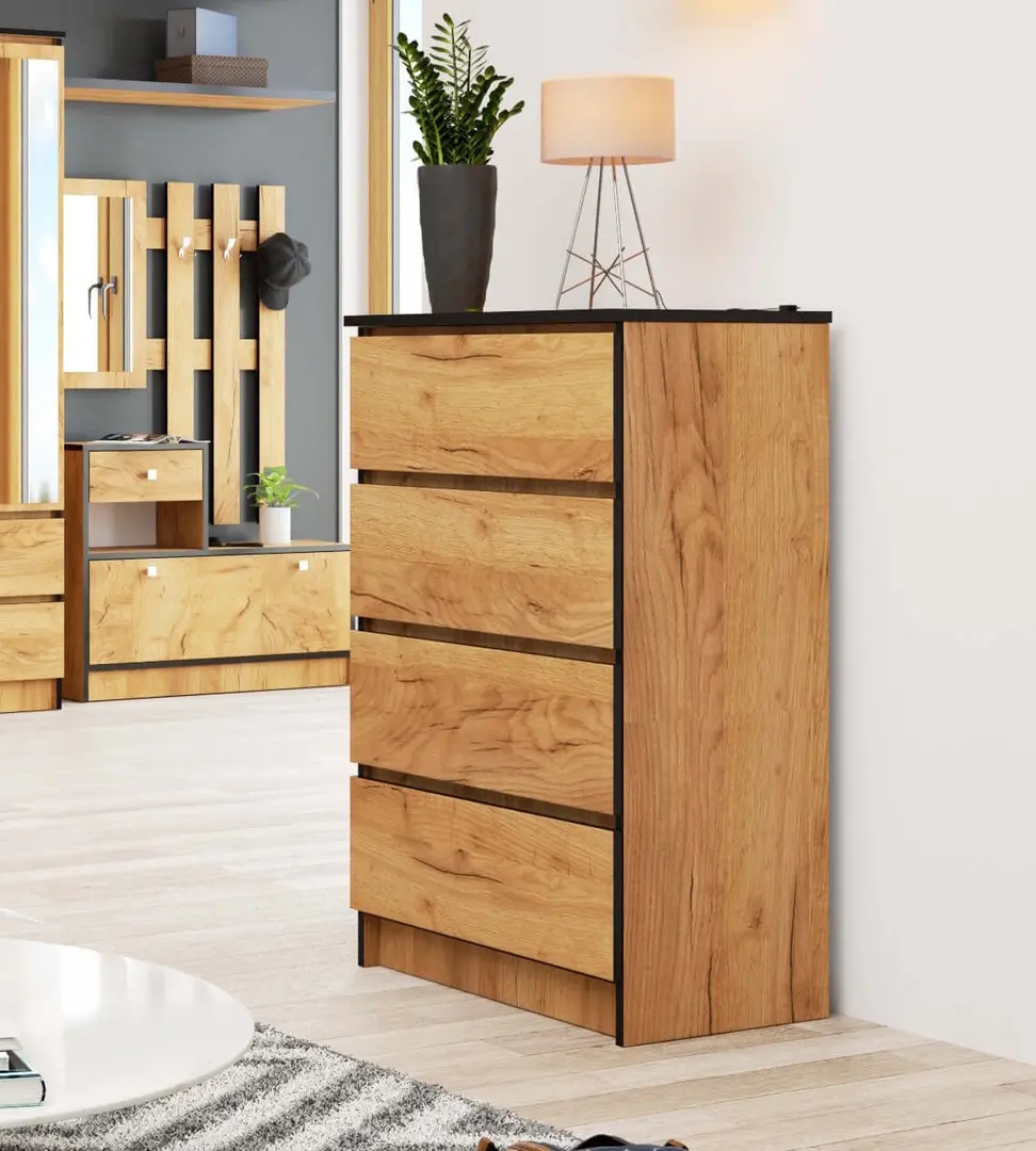 Comoda Akord K60 4SZ (Craft Oak)