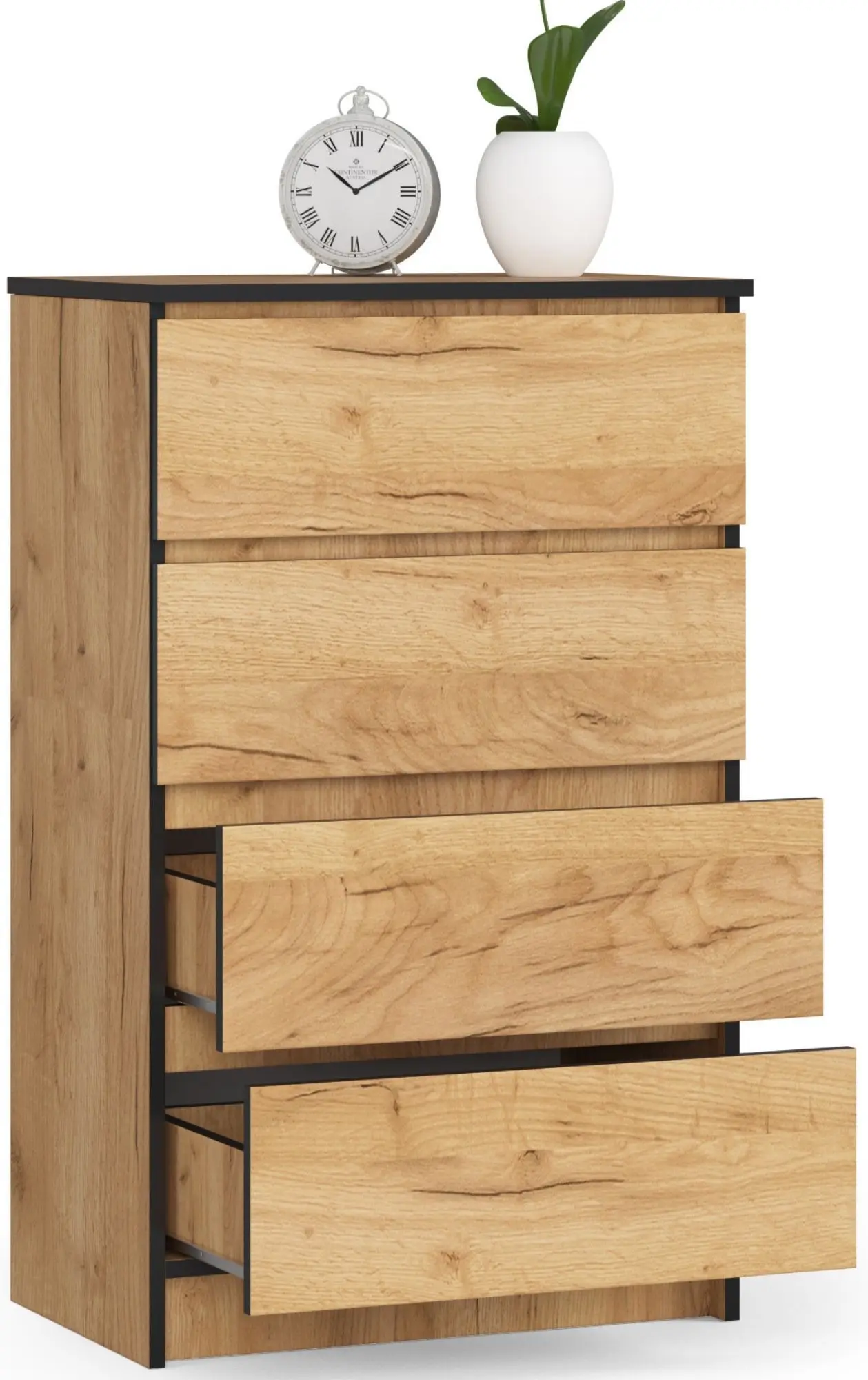 Comoda Akord K60 4SZ (Craft Oak)