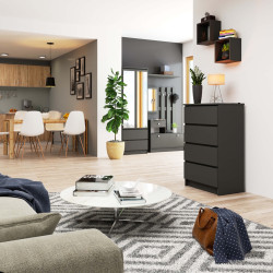 Комод Akord K60 4SZ (Graphite Grey) Thumb