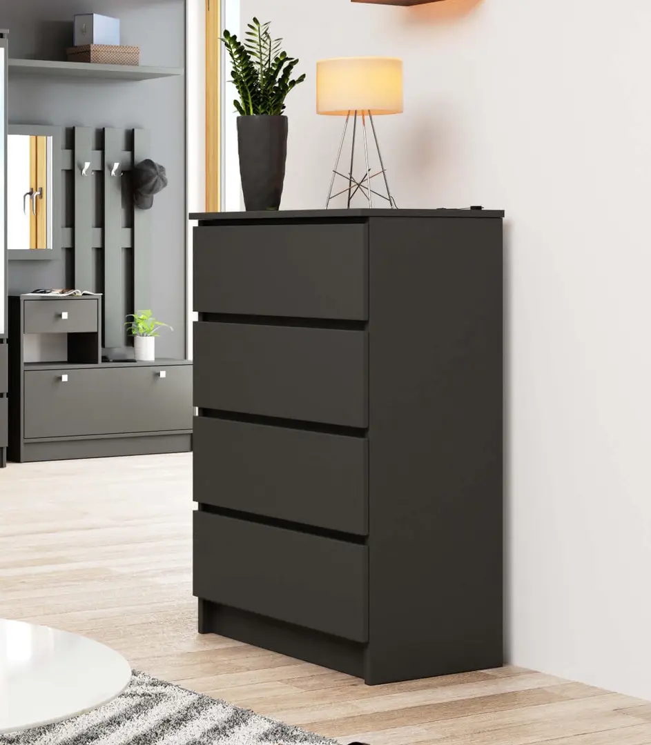 Комод Akord K60 4SZ (Graphite Grey)