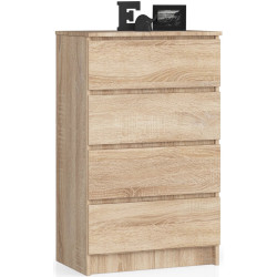 Comoda Akord K60 4SZ (Sonoma Oak) Thumb