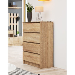 Comoda Akord K60 4SZ (Sonoma Oak)