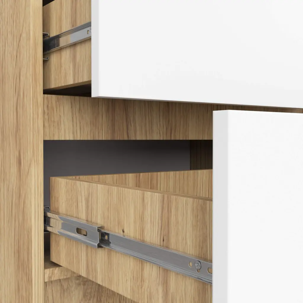 Comoda Akord K60 5SZ (Artisan Oak/White)