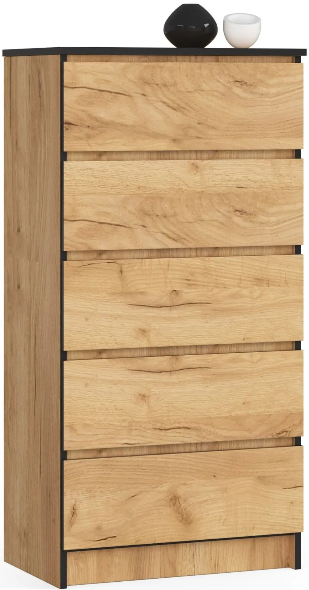 Comoda Akord K60 5SZ (Craft Oak) - 3
