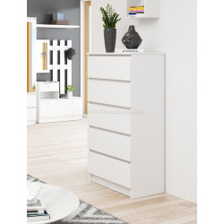 Comoda Akord K60 5SZ (White)