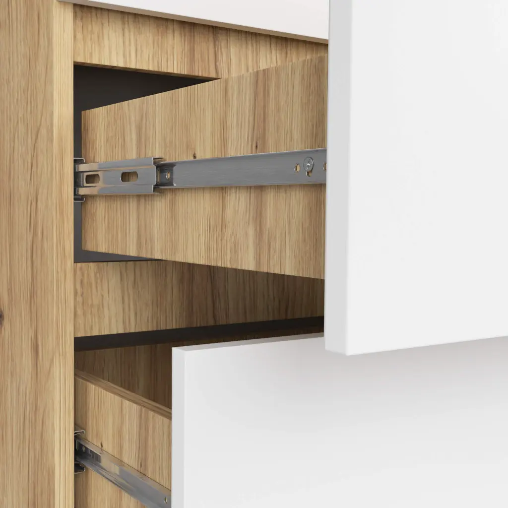 Comoda Akord K60 6SZ (Artisan Oak/White)