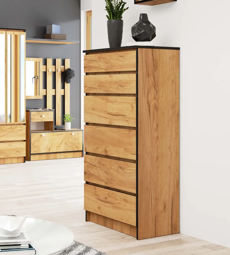 Комод Akord K60 6SZ (Craft Oak)