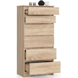 Комод Akord K60 6SZ (Sonoma Oak) Thumb