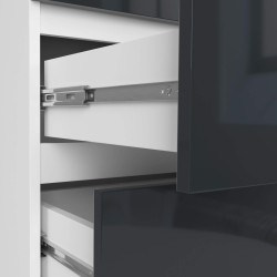 Комод Akord K60 6SZ (White/Graphite Gloss) Thumb