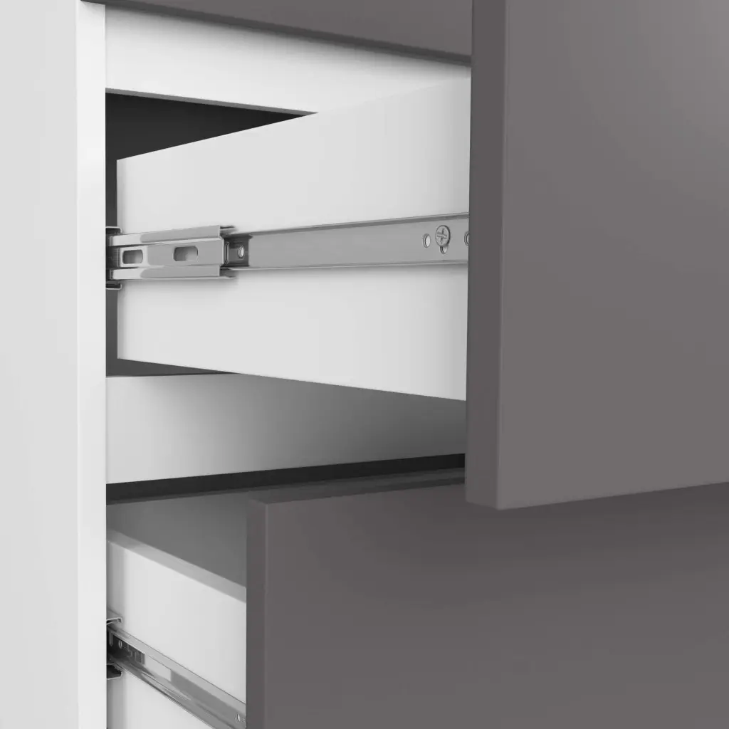 Comoda Akord K60 6SZ (White/Graphite Grey)