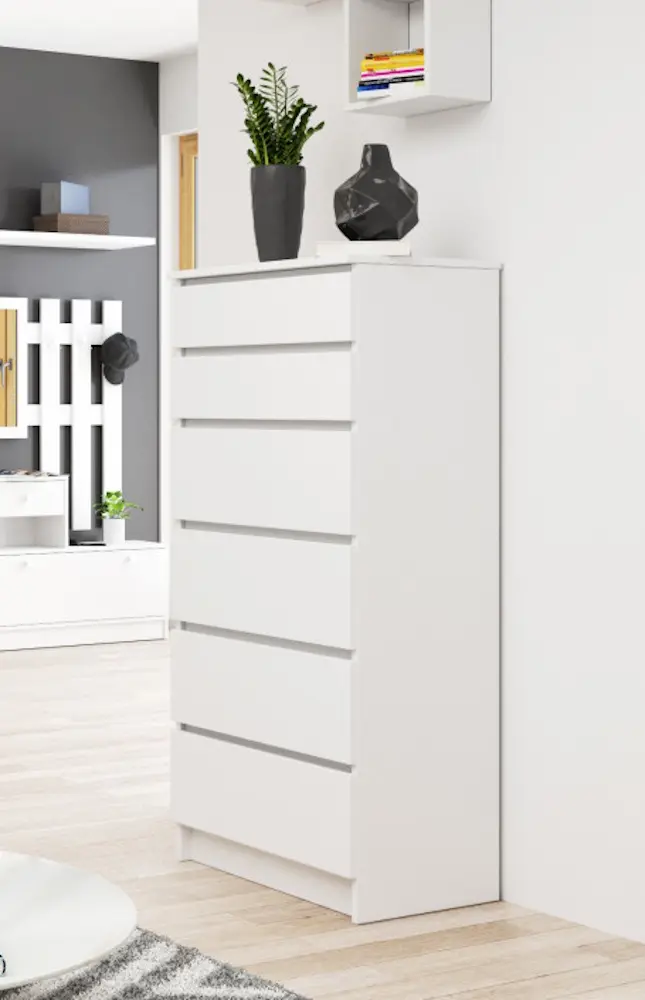 Comoda Akord K60 6SZ (White)