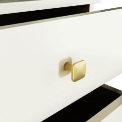 Comoda Akord Mobi 40cm 3SZ (Cashmere/Gold) Thumb