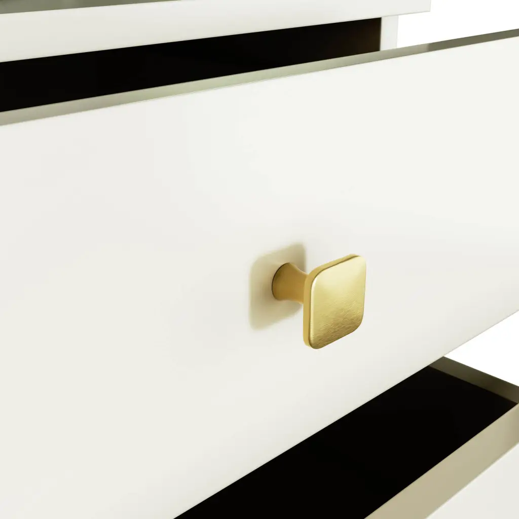 Comoda Akord Mobi 40cm 3SZ (Cashmere/Gold)